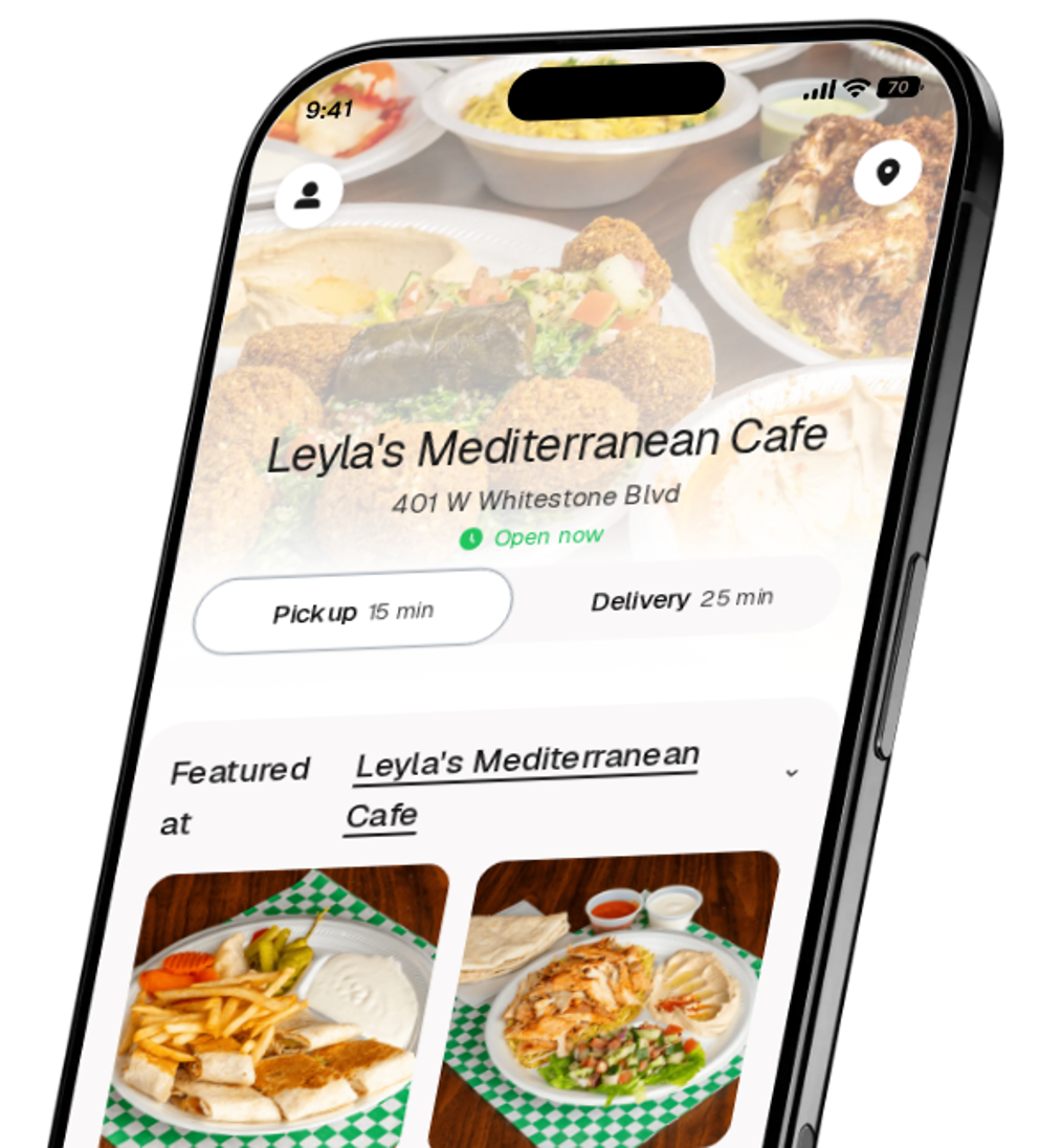 Leyla's Mediterranean Cafe app preview