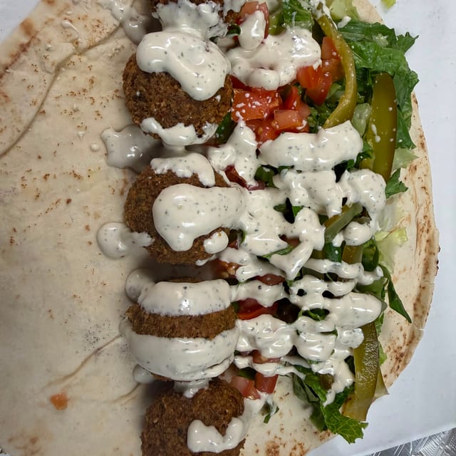 Falafel Wrap.