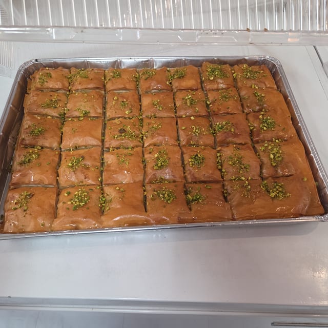 Bhaklava tray.