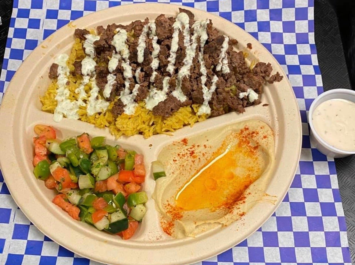 Beef Shawarma Plate.