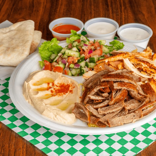 Chicken and Gyro Plate.
