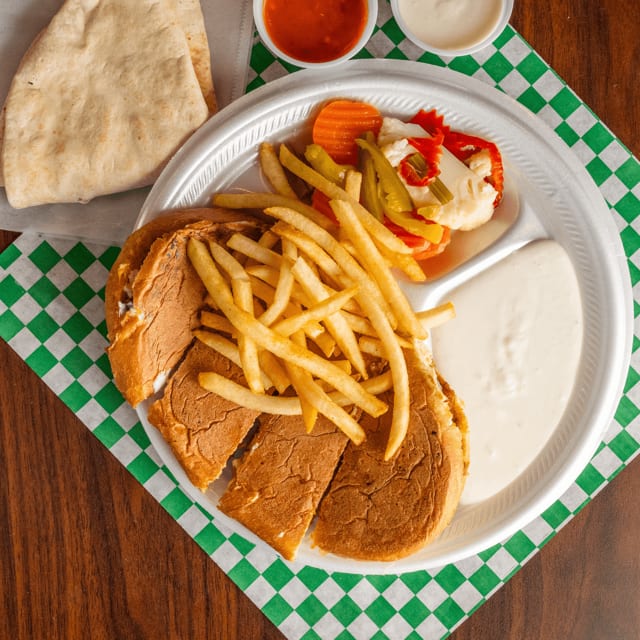 Italian Shawarma Plate.