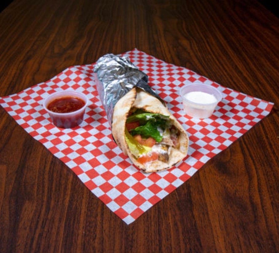 Chicken Shawarma Wrap.